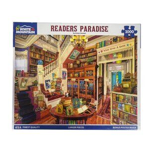 White Mountain Readers Paradise Jigsaw Puzzle 1000 Piece Aimee Stewart